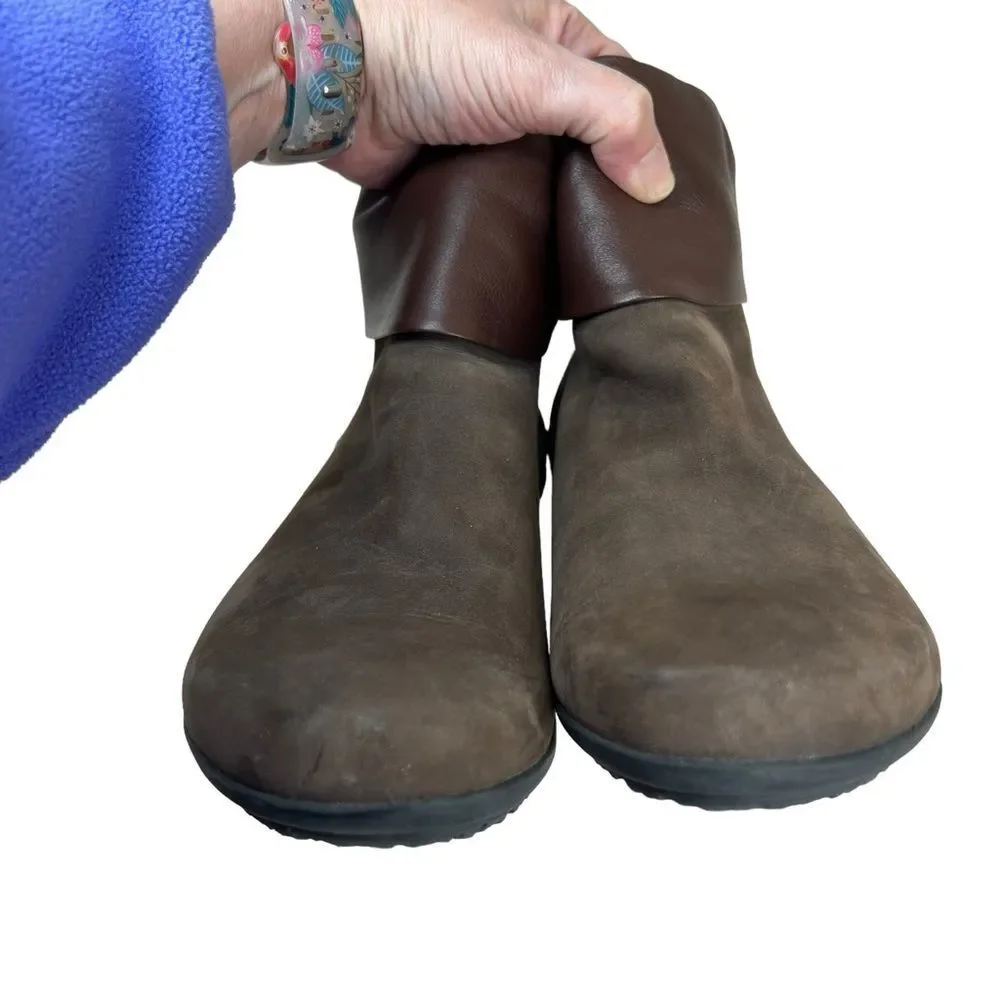 Mephisto Fiducia Brown Leather Ankle Boots Booties 10.5 - Picture 7 of 9